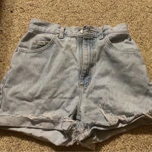 High waisted shorts